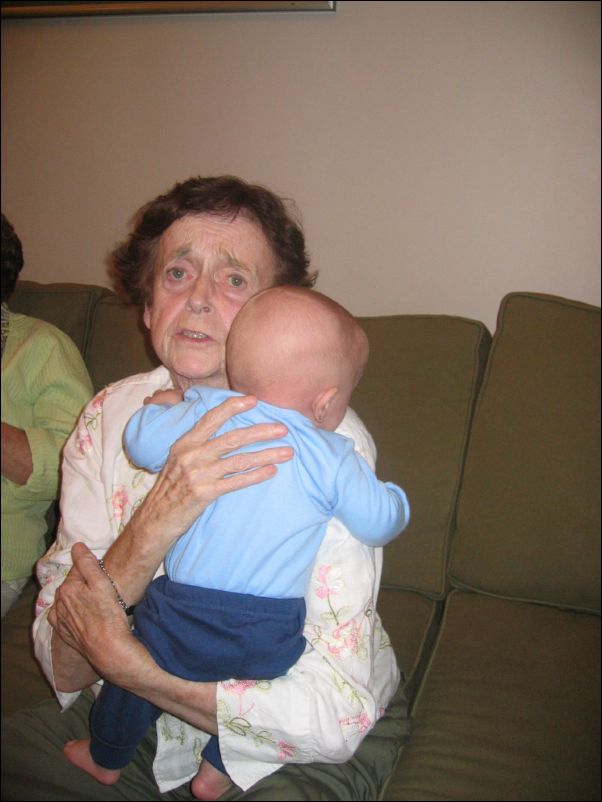 Auntie Anne holding Owen